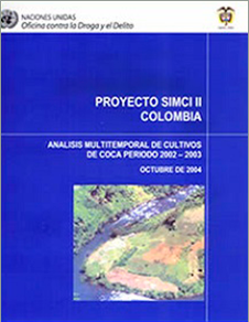 Analisis multitemporal de cultivos de coca periodo 2002 - 2003