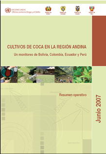 Cultivos de Coca en la Región Andina 2006