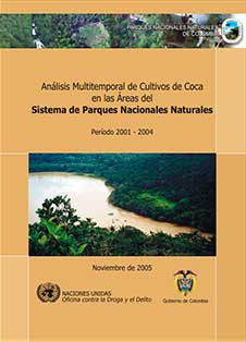 Analisis multitemporal de cultivos de coca en Parques Nacionales Naturales periodo 2001 - 2004